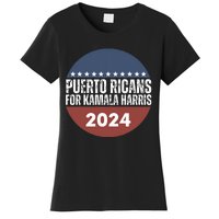 Puerto Ricans For Kamala Harris 2024 Women's T-Shirt