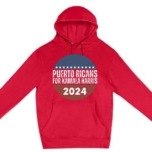 Puerto Ricans For Kamala Harris 2024 Premium Pullover Hoodie