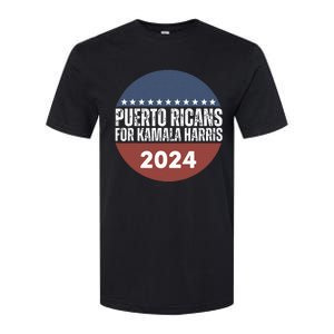 Puerto Ricans For Kamala Harris 2024 Softstyle CVC T-Shirt