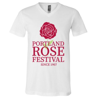 Portland Rose Festival V-Neck T-Shirt