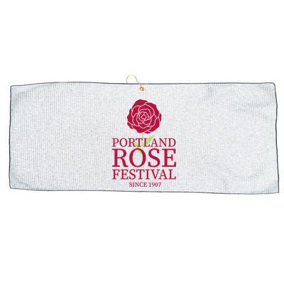 Portland Rose Festival Large Microfiber Waffle Golf Towel