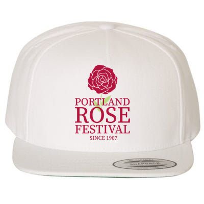 Portland Rose Festival Wool Snapback Cap
