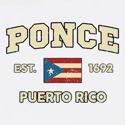 Puerto Rico Flag Hispanic Heritage Month Ponce Boricua Rican T-Shirt