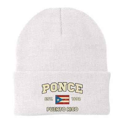 Puerto Rico Flag Hispanic Heritage Month Ponce Boricua Rican Beanie