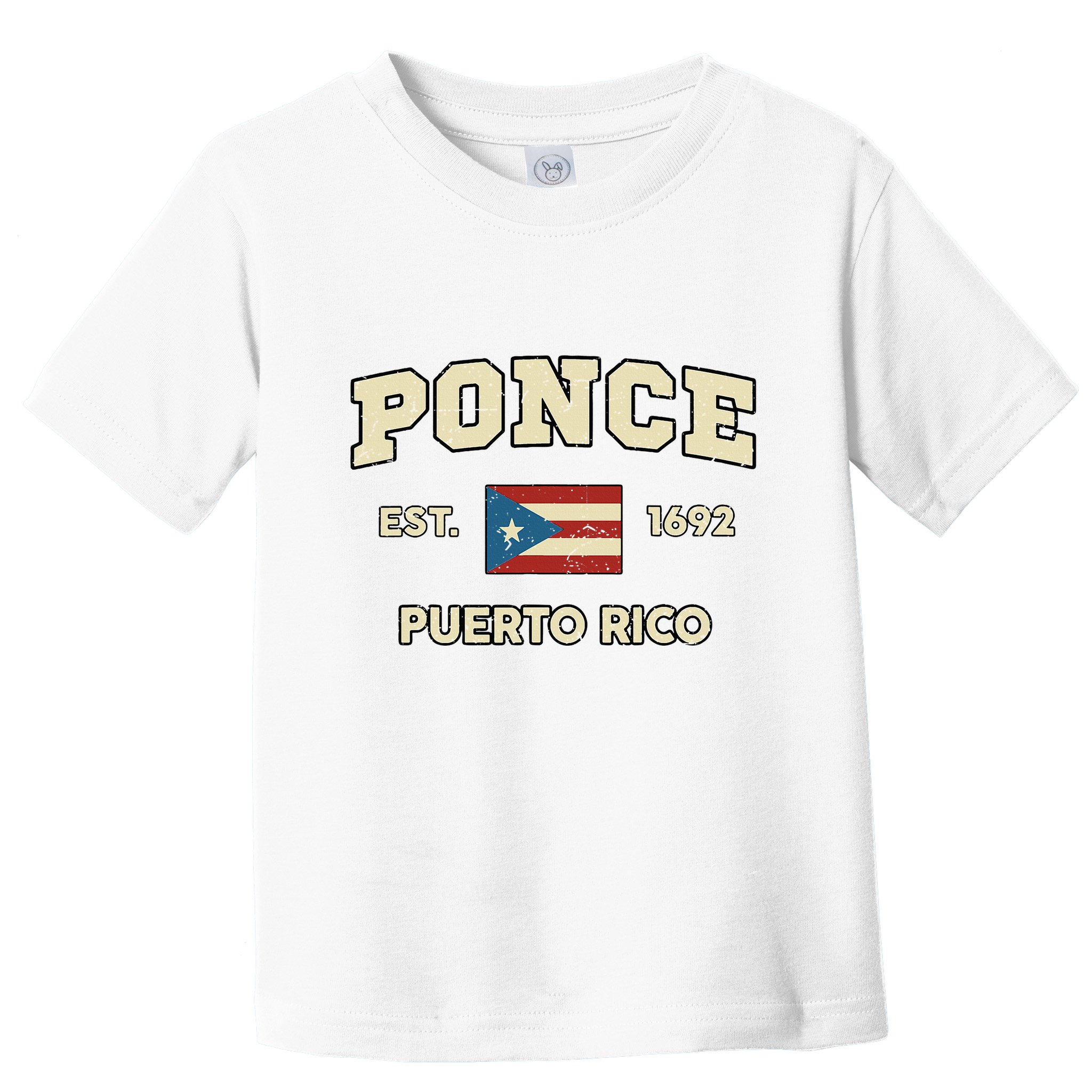 Puerto Rico Flag Hispanic Heritage Month Ponce Boricua Rican Toddler T-Shirt