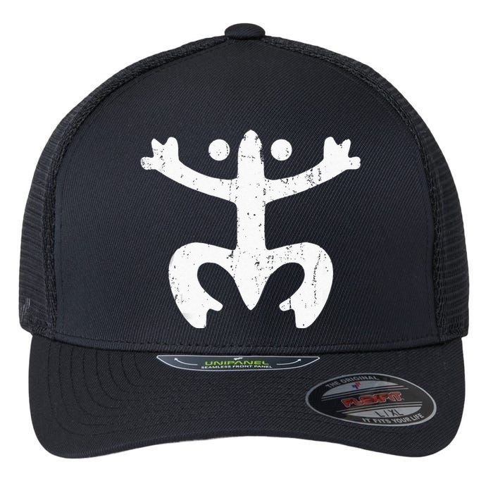 Puerto Rico Frog Puerto Rican Symbol Coqui Taino Flexfit Unipanel Trucker Cap