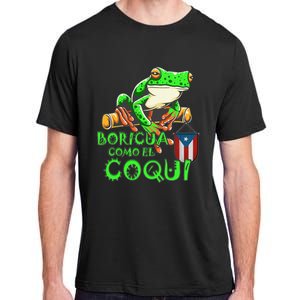 Puerto Rico Frog Puerto Rican Roots Coqui Taino Boricua Gift Adult ChromaSoft Performance T-Shirt