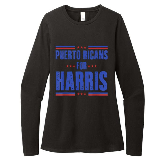 Puerto Ricans For Kamala Harris 24 Womens CVC Long Sleeve Shirt