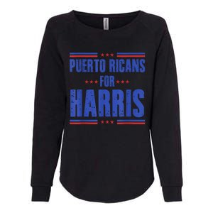 Puerto Ricans For Kamala Harris 24 Womens California Wash Sweatshirt