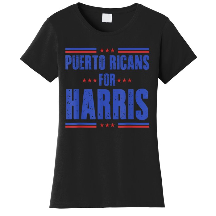 Puerto Ricans For Kamala Harris 24 Women's T-Shirt