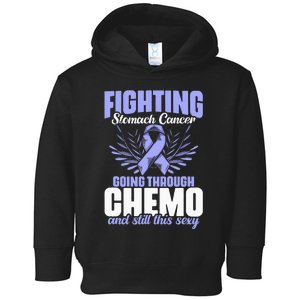 Periwinkle Ribbon Fighting Stomach Cancer Awareness Toddler Hoodie