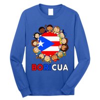 Puerto Rican Flag Boricua Hispanic Heritage Rico Long Sleeve Shirt