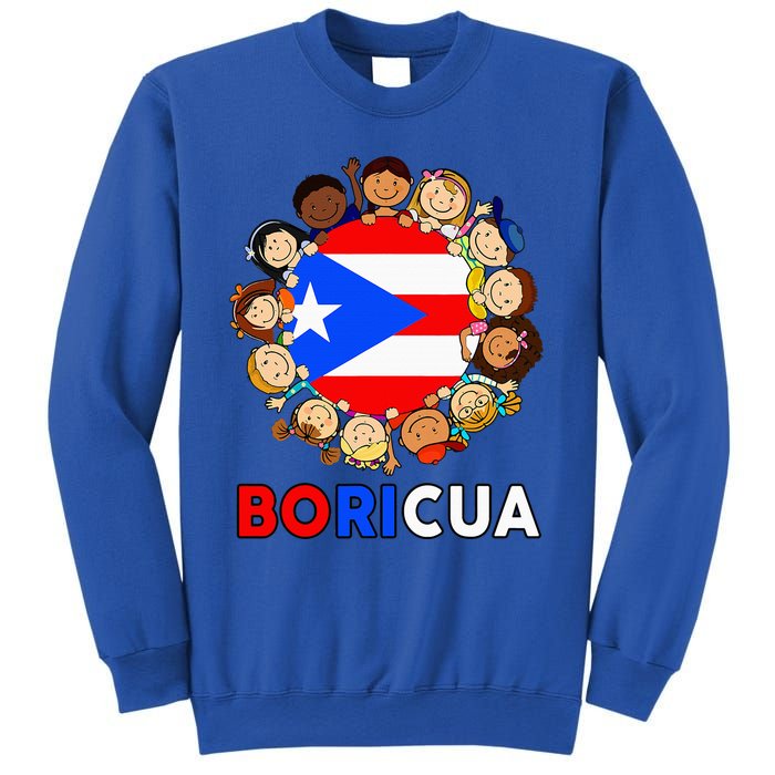 Puerto Rican Flag Boricua Hispanic Heritage Rico Sweatshirt