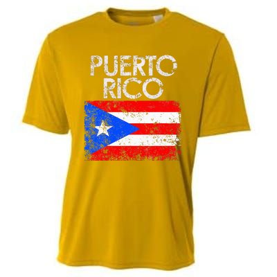 Puerto Rico Flag Pride Souvenir Retro Island Gift Cooling Performance Crew T-Shirt