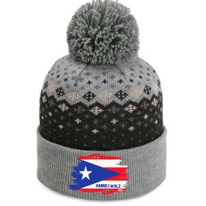 Puerto Ricans For Kamala Harris 2024 The Baniff Cuffed Pom Beanie