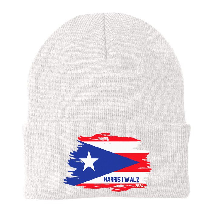 Puerto Ricans For Kamala Harris 2024 Knit Cap Winter Beanie