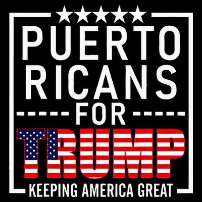 Puerto Ricans For Trump Conservative Gift 2024 Re Election T-Shirt