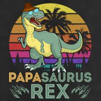 Papasaurus Rex Funny Dad T 15oz Campfire Ceramic Mug