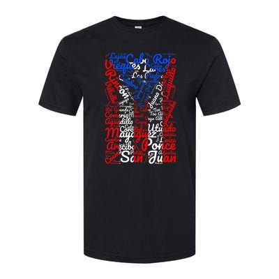 Puerto Rican Flag Towns And Cities Of Puerto Rico Softstyle® CVC T-Shirt