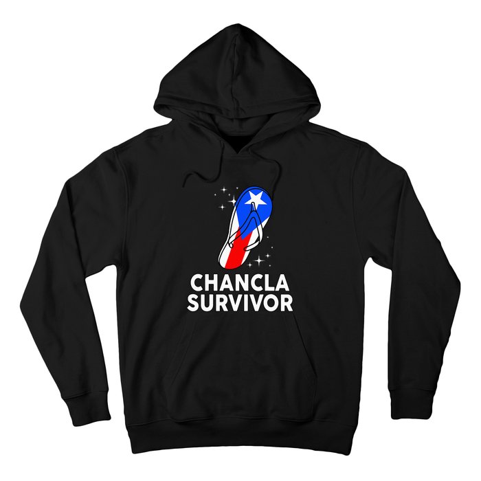 Puerto Rican Flag La Chancla Survivor Rico Hispanic Heritage Hoodie