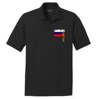 Poccnr Russia Flag PosiCharge RacerMesh Polo