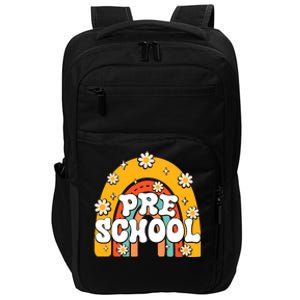 Preschool Rainbow First Day Back To School Teacher Impact Tech Backpack