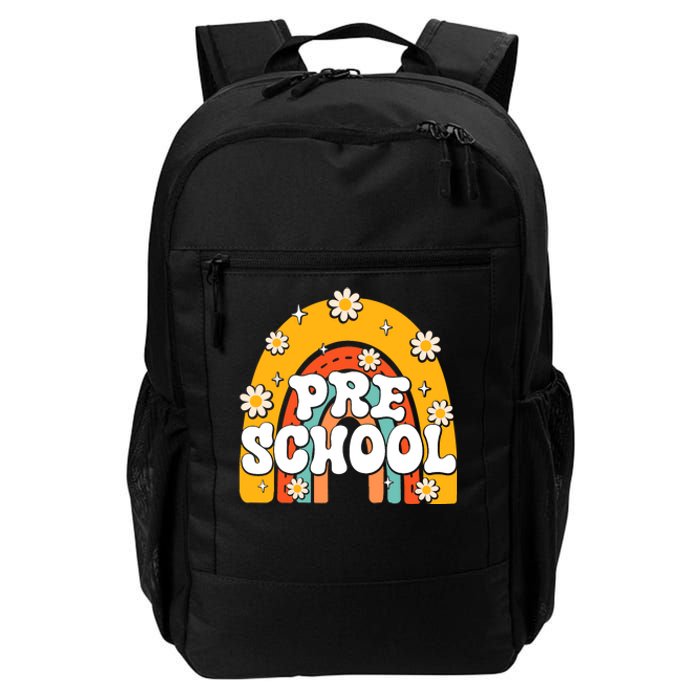 Preschool Rainbow First Day Back To School Teacher Daily Commute Backpack