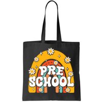 Preschool Rainbow First Day Back To School Teacher Tote Bag