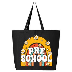 Preschool Rainbow First Day Back To School Teacher 25L Jumbo Tote