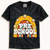 Preschool Rainbow First Day Back To School Teacher Kids Tie-Dye T-Shirt