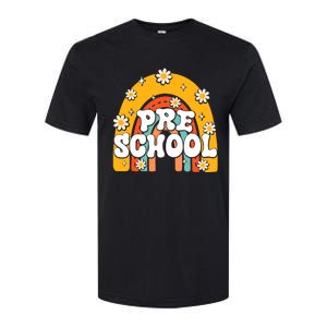 Preschool Rainbow First Day Back To School Teacher Softstyle CVC T-Shirt