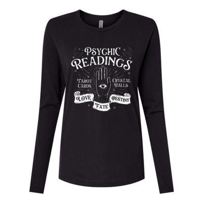 Psychic Readings Fortune Teller Chiromancy Palm Reading Womens Cotton Relaxed Long Sleeve T-Shirt