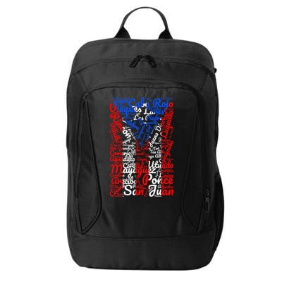 Puerto Rican Flag Towns And Cities Of Puerto Rico City Backpack