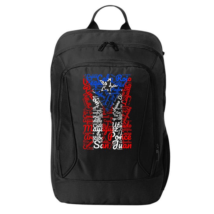 Puerto Rican Flag Towns And Cities Of Puerto Rico City Backpack
