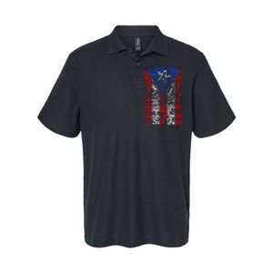 Puerto Rican Flag Towns And Cities Of Puerto Rico Softstyle Adult Sport Polo