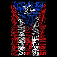Puerto Rican Flag Towns And Cities Of Puerto Rico 16 in Basic Backpack