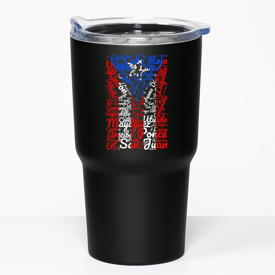 Puerto Rican Flag Towns And Cities Of Puerto Rico Tumbler