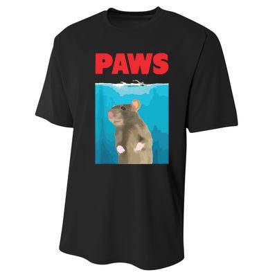 Paws Rat Funny Parody Mouse Lover Gifts Performance Sprint T-Shirt