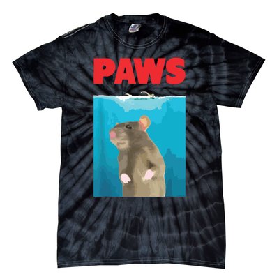 Paws Rat Funny Parody Mouse Lover Gifts Tie-Dye T-Shirt