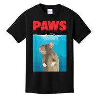 Paws Rat Funny Parody Mouse Lover Gifts Kids T-Shirt