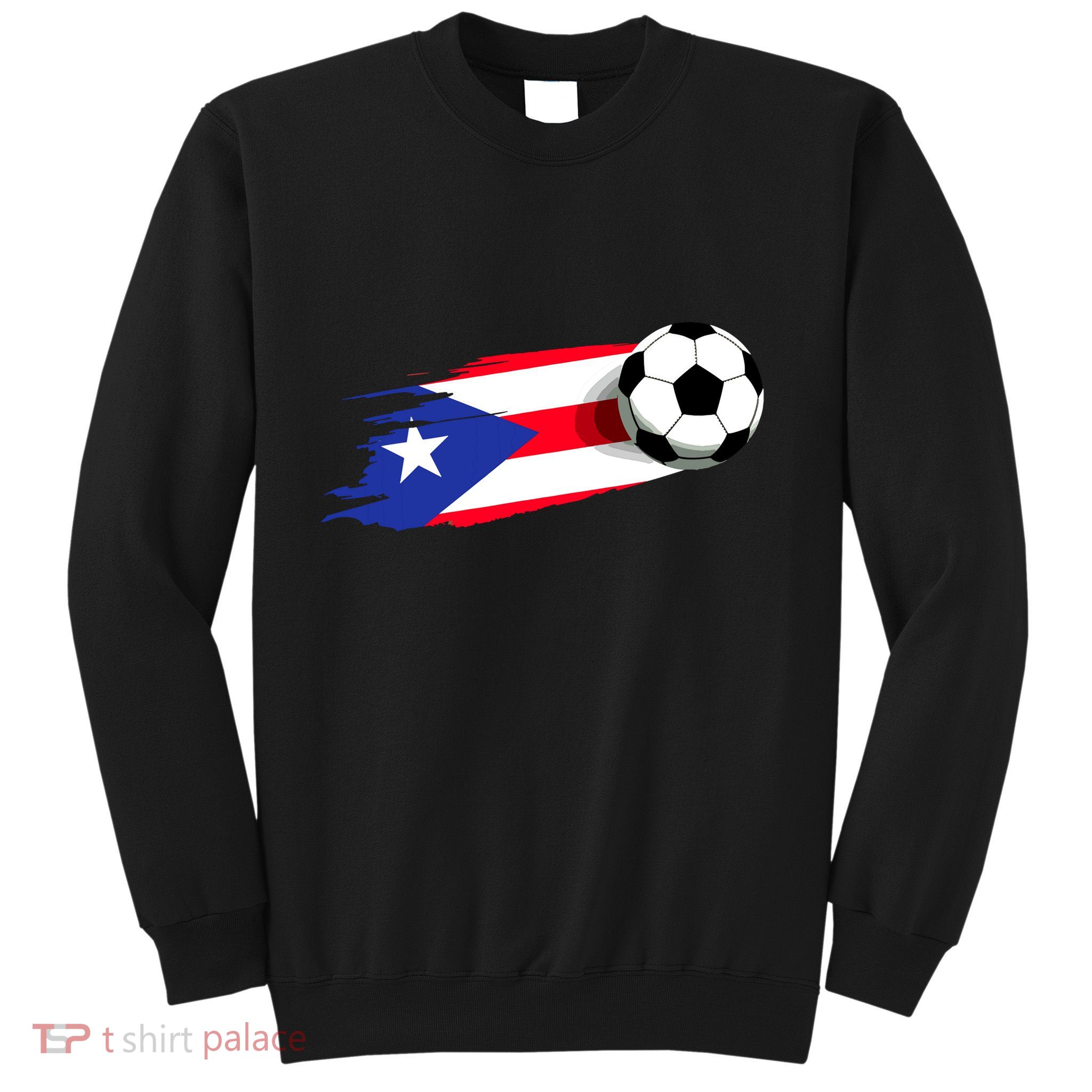Puerto Rico Flag Jersey Puerto Rico Soccer Team Puerto Rico Sweatshirt