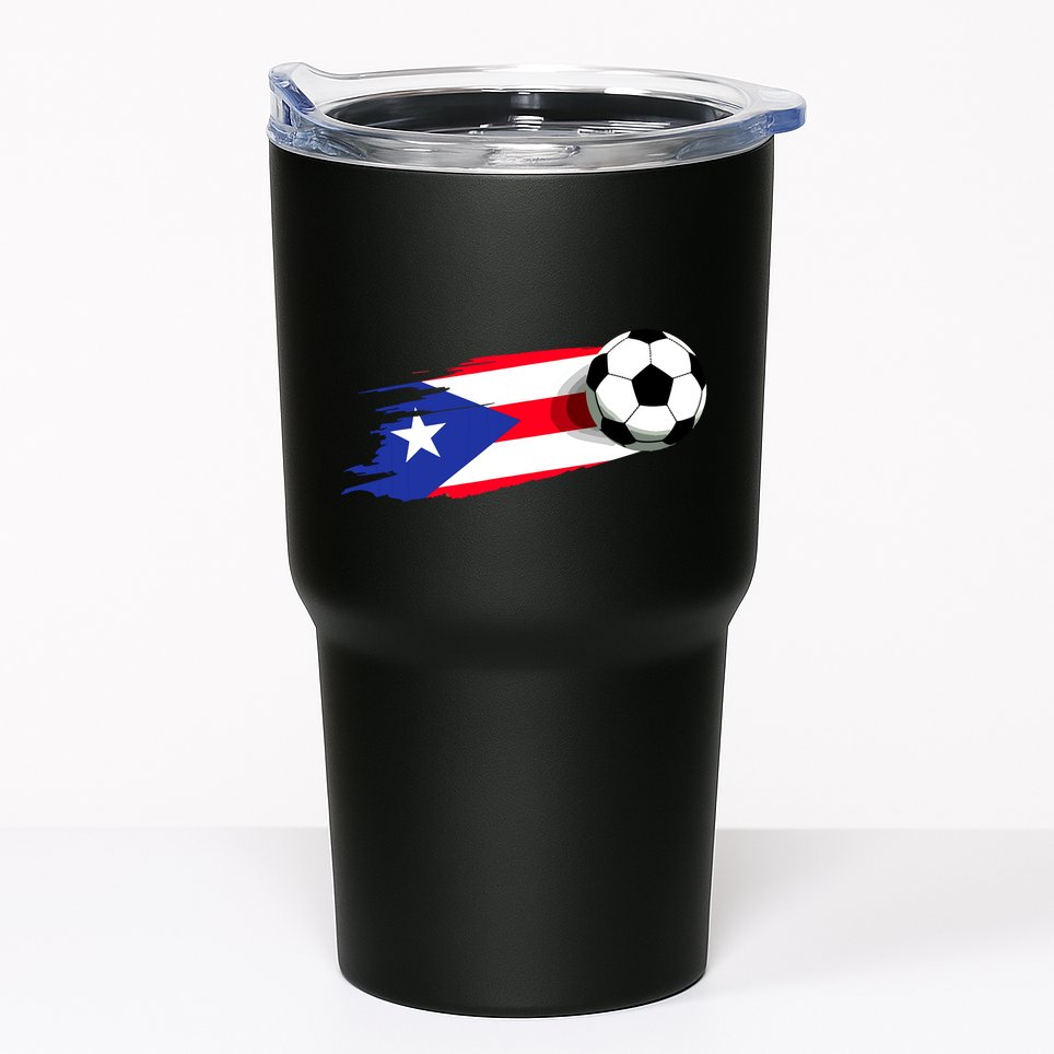 Puerto Rico Flag Jersey Puerto Rico Soccer Team Puerto Rico Tumbler