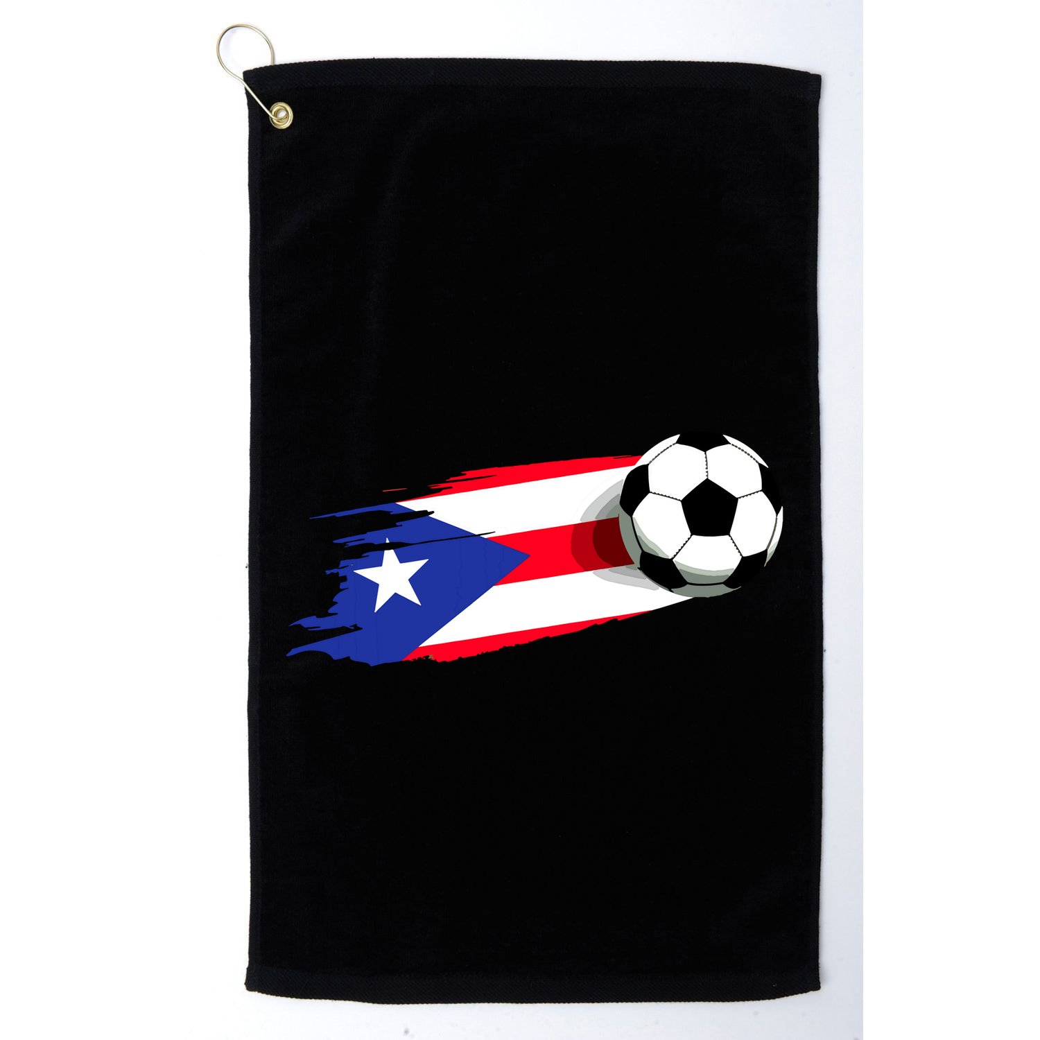 Puerto Rico Flag Jersey Puerto Rico Soccer Team Puerto Rico Golf Towel