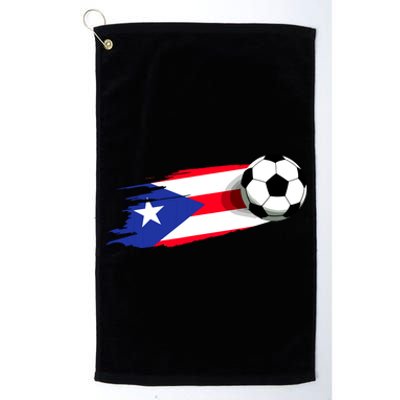 Puerto Rico Flag Jersey Puerto Rico Soccer Team Puerto Rico Platinum Collection Golf Towel