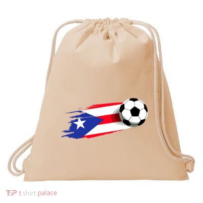 Puerto Rico Flag Jersey Puerto Rico Soccer Team Puerto Rico Drawstring Bag