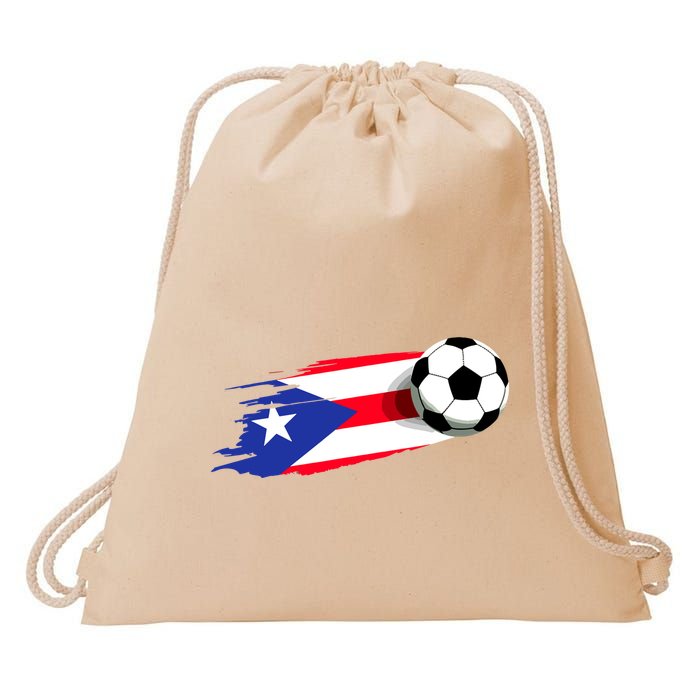 Puerto Rico Flag Jersey Puerto Rico Soccer Team Puerto Rico Drawstring Bag
