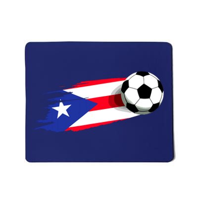 Puerto Rico Flag Jersey Puerto Rico Soccer Team Puerto Rico Mousepad