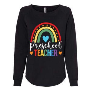 Preschool Rainbow Fun Back To School Preschool PreK Teacher Gift Womens California Wash Sweatshirt