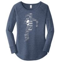 Proud Rugby Girls Gift Women Rugby Player Women's Perfect Tri Tunic Long Sleeve Shirt