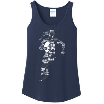 Proud Rugby Girls Gift Women Rugby Player Ladies Essential Tank